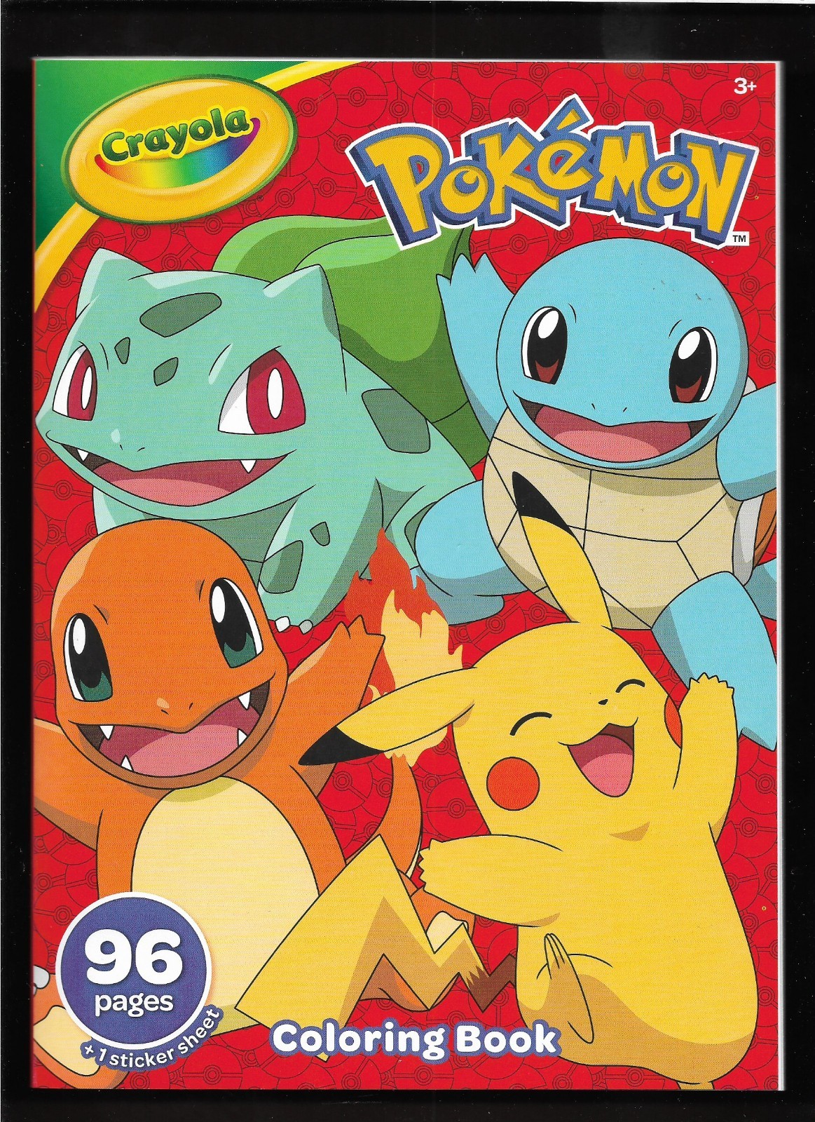 2024 Marvel ” POKEMON ” CRAYOLA Jumbo Coloring & Activity Book 96 PAGES