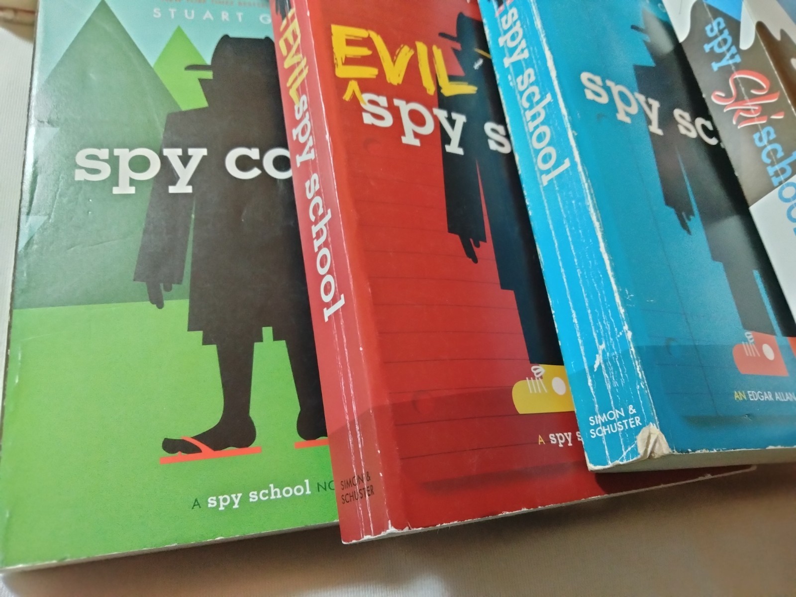 Spy School Stuart Gibbs Books 1-7, 9 LOT