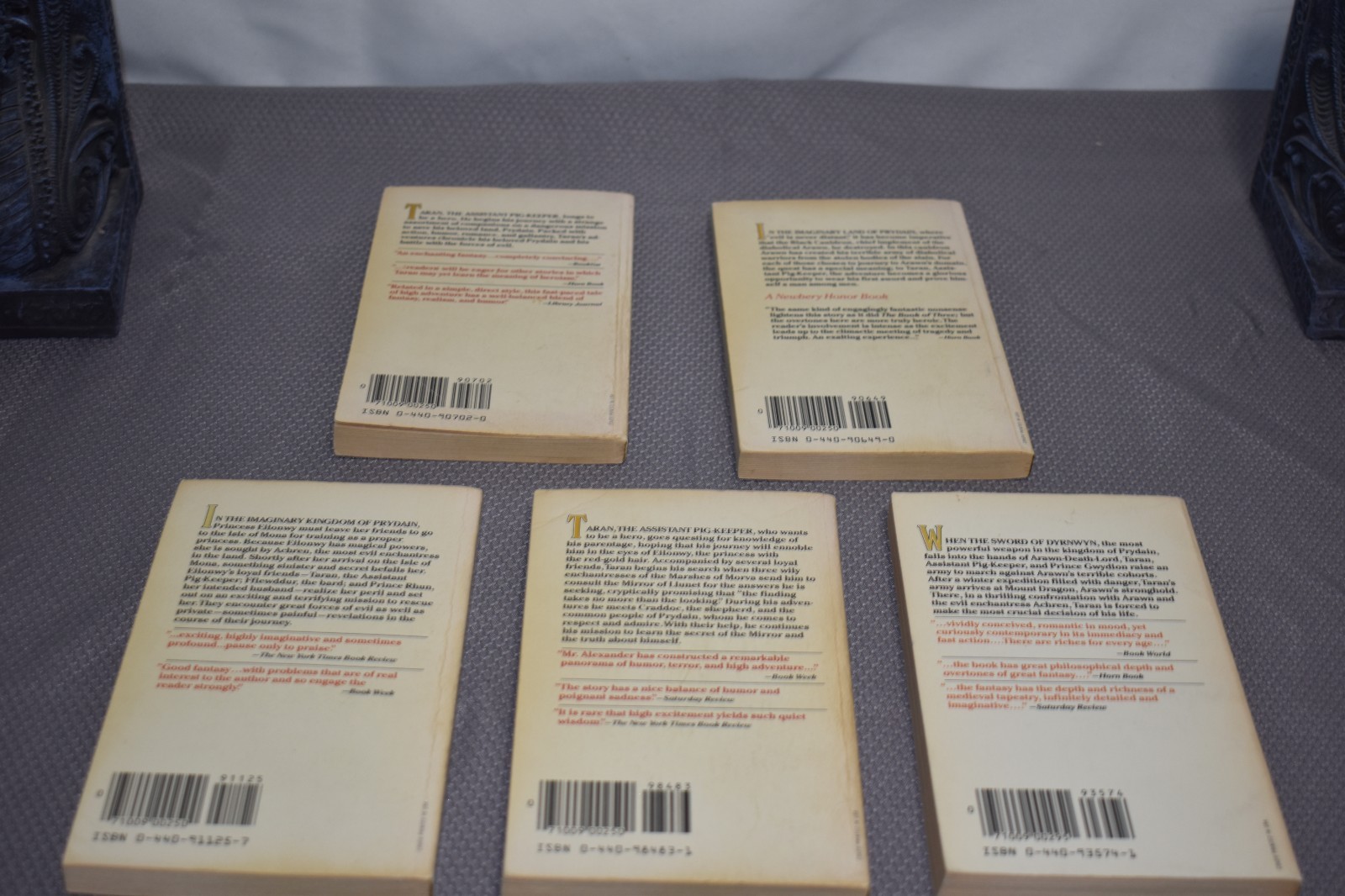 Chronicles of Prydain series/set Lloyd Alexander (1st Edition MMPB/Varied Print)