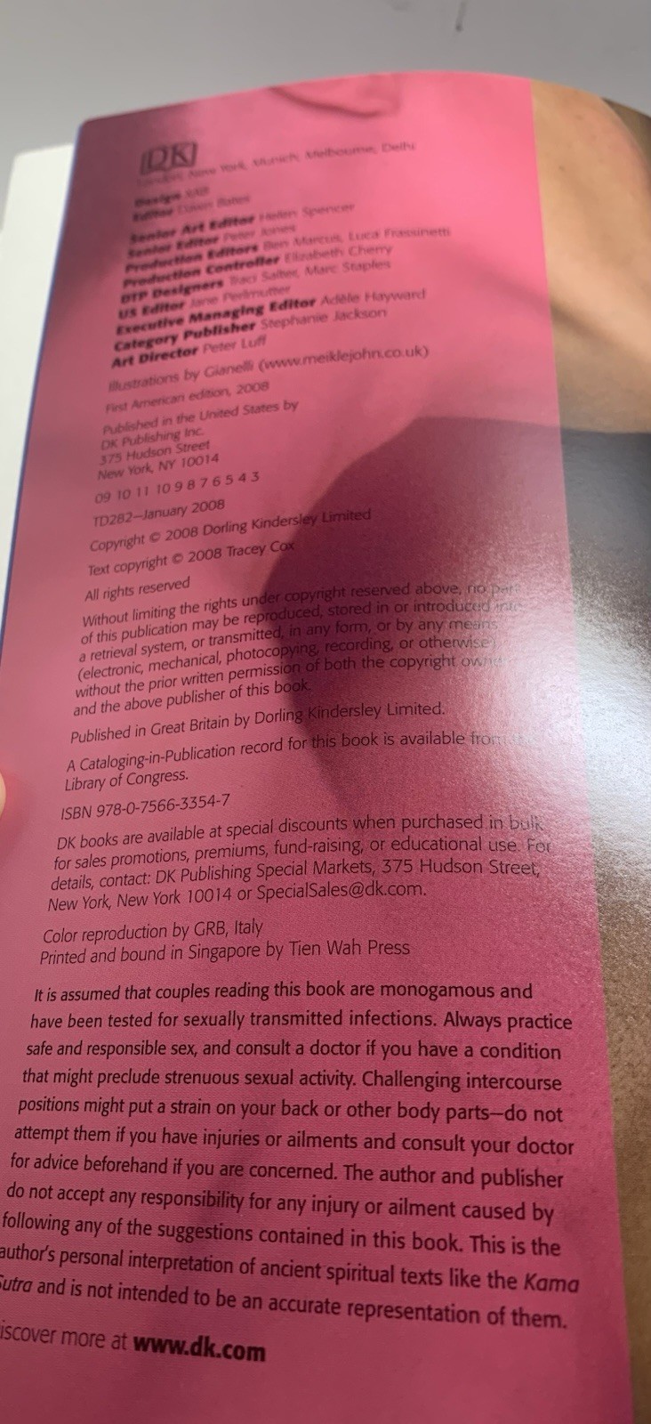 Kama Sutra Paperback Tracey Cox