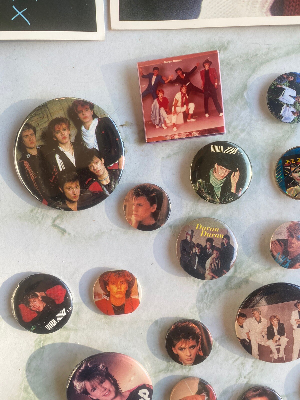 HUGE LOT ~ Duran Duran Memorabilia Books Posters Tourbook Pins Cassettes & More!