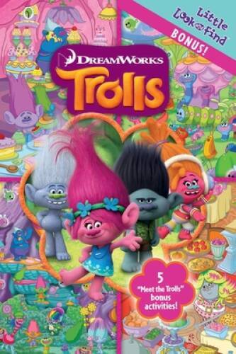 Dreamworks Trolls Little Look and Find Bonus! – Hardcover – VERY GOOD