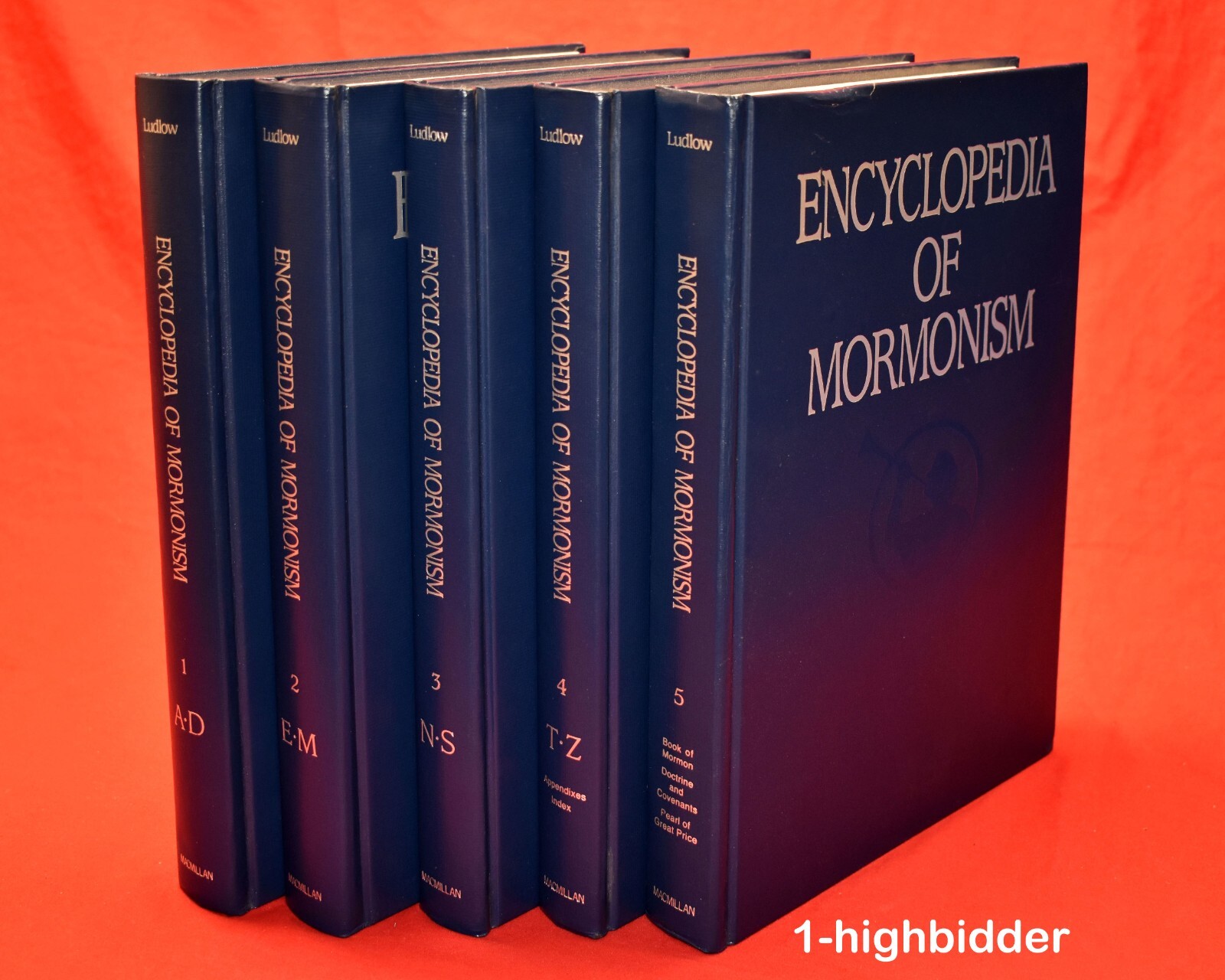 Encyclopedia of Mormonism Complete Set Volume 1-5 Daniel H. Ludlow Mormon LDS