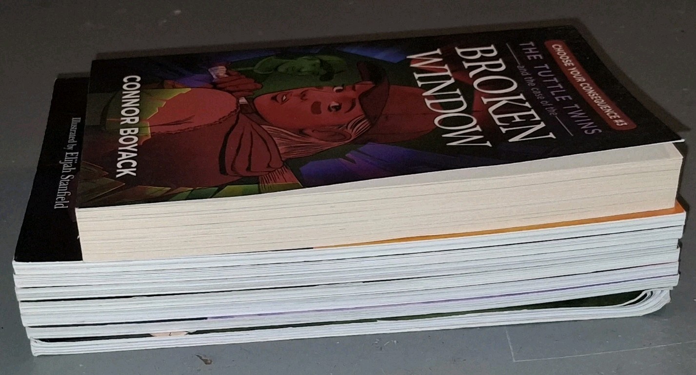 Lot Of 8 The Tuttle Twins Book Series Set # 1,3,6,7, 8,9,13 CYC Connor Boyack