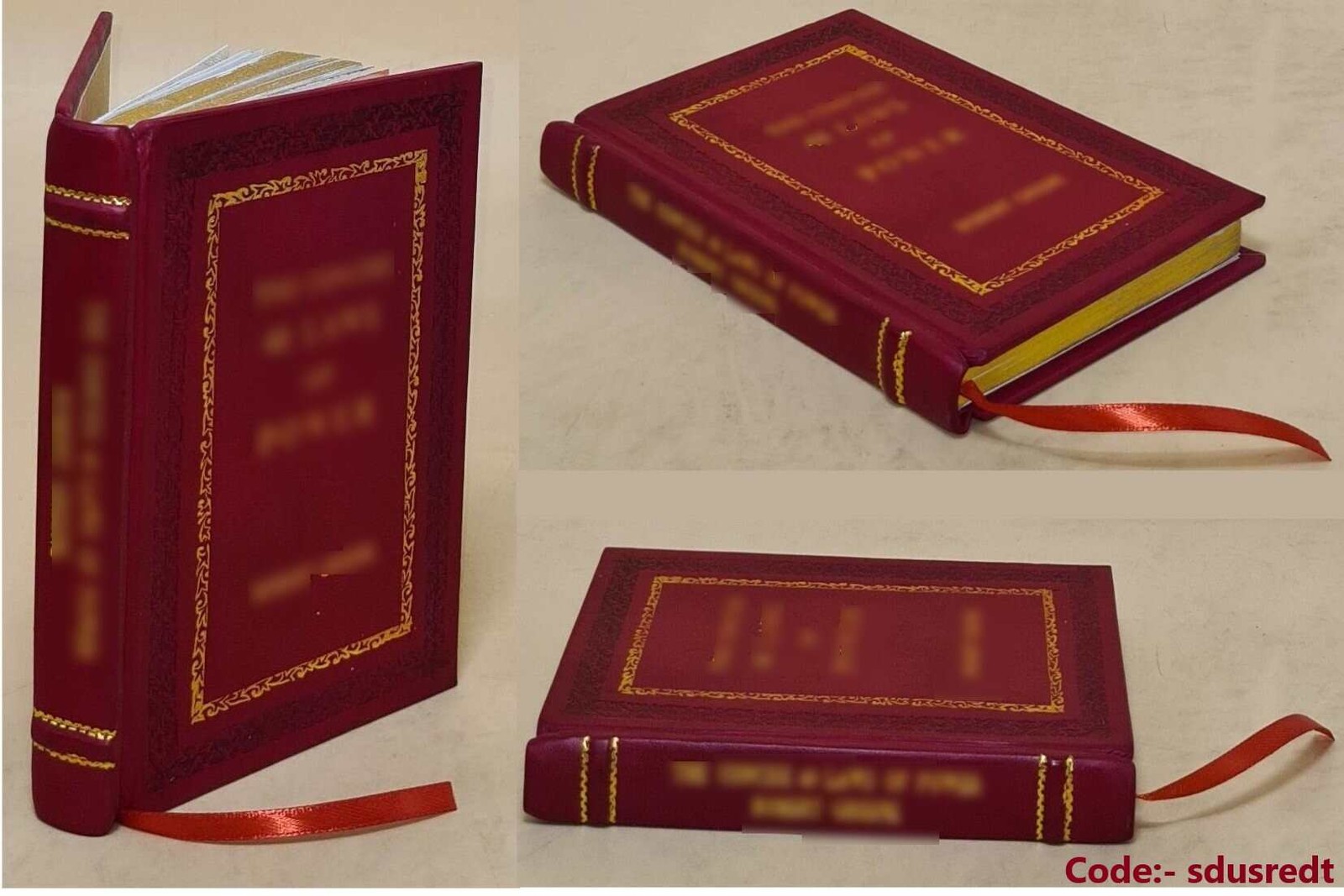 The Book of Tobit: The Text in Aramaic, Hebrew, and Old [Premium Leather Bound]