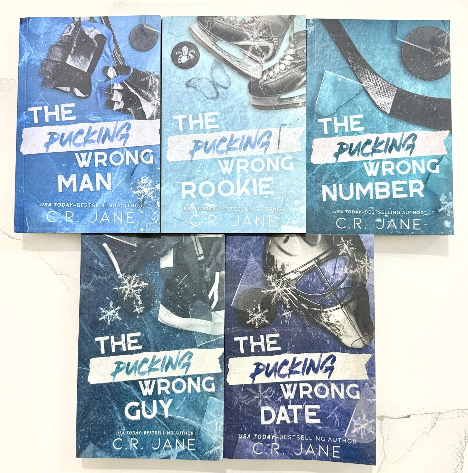 The Pucking Wrong Series By C. R. Jane 5 Book Set Paperback New Books