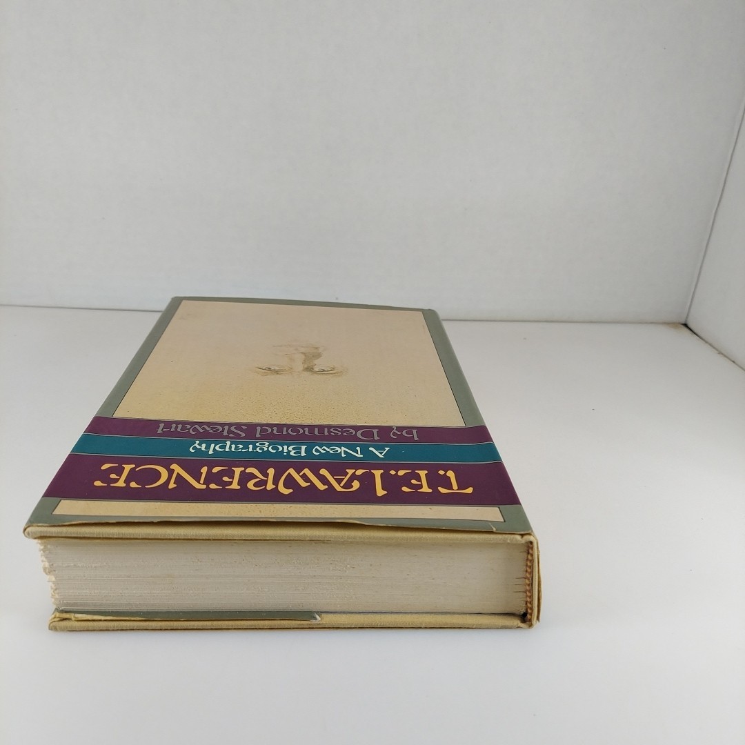 T. E. Lawrence A New Biography Desmond Stewart 1977 Harper & Row 1st Print HCDJ