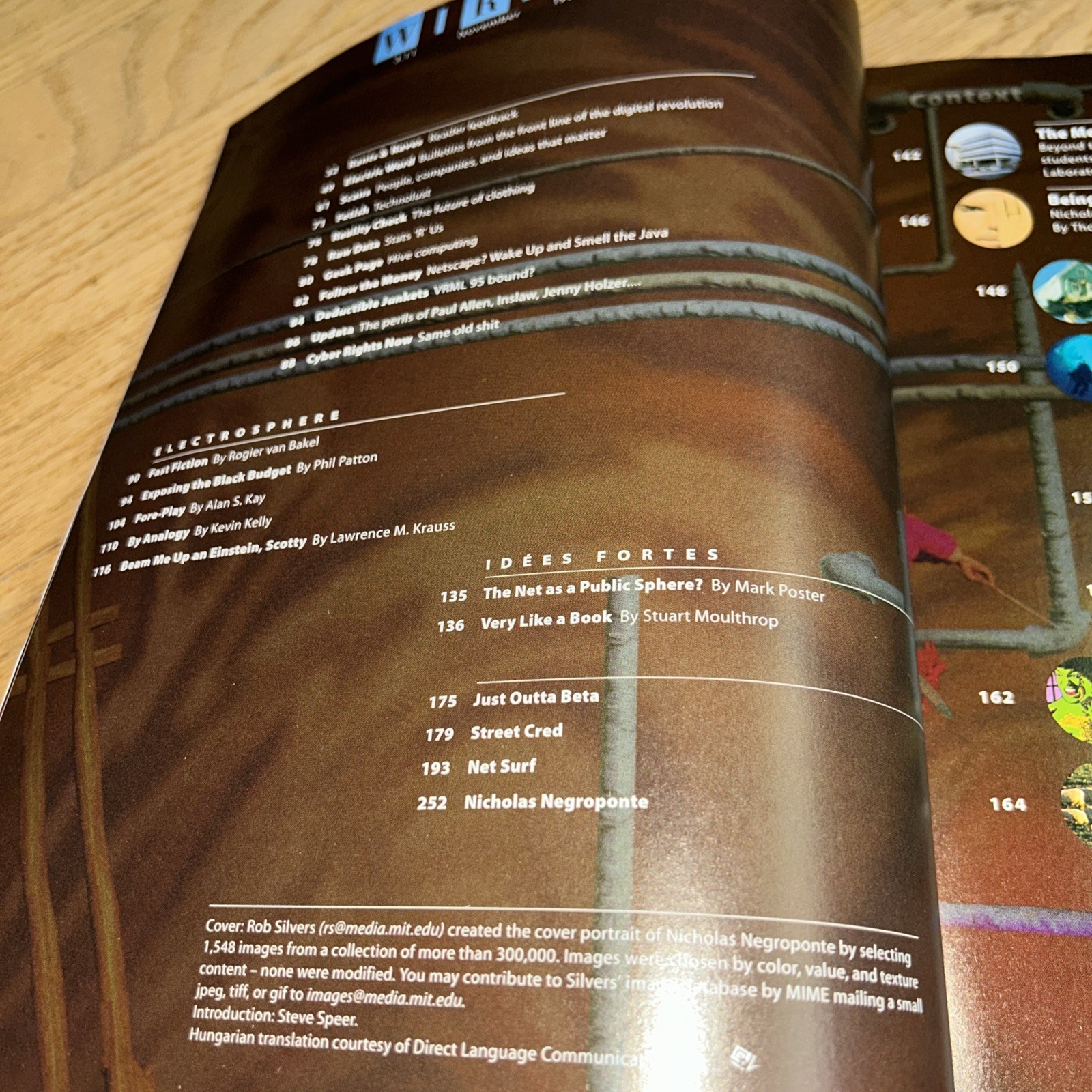 November 1995 WIRED Magazine – Nicholas Negroponte, The Media Lab at 10