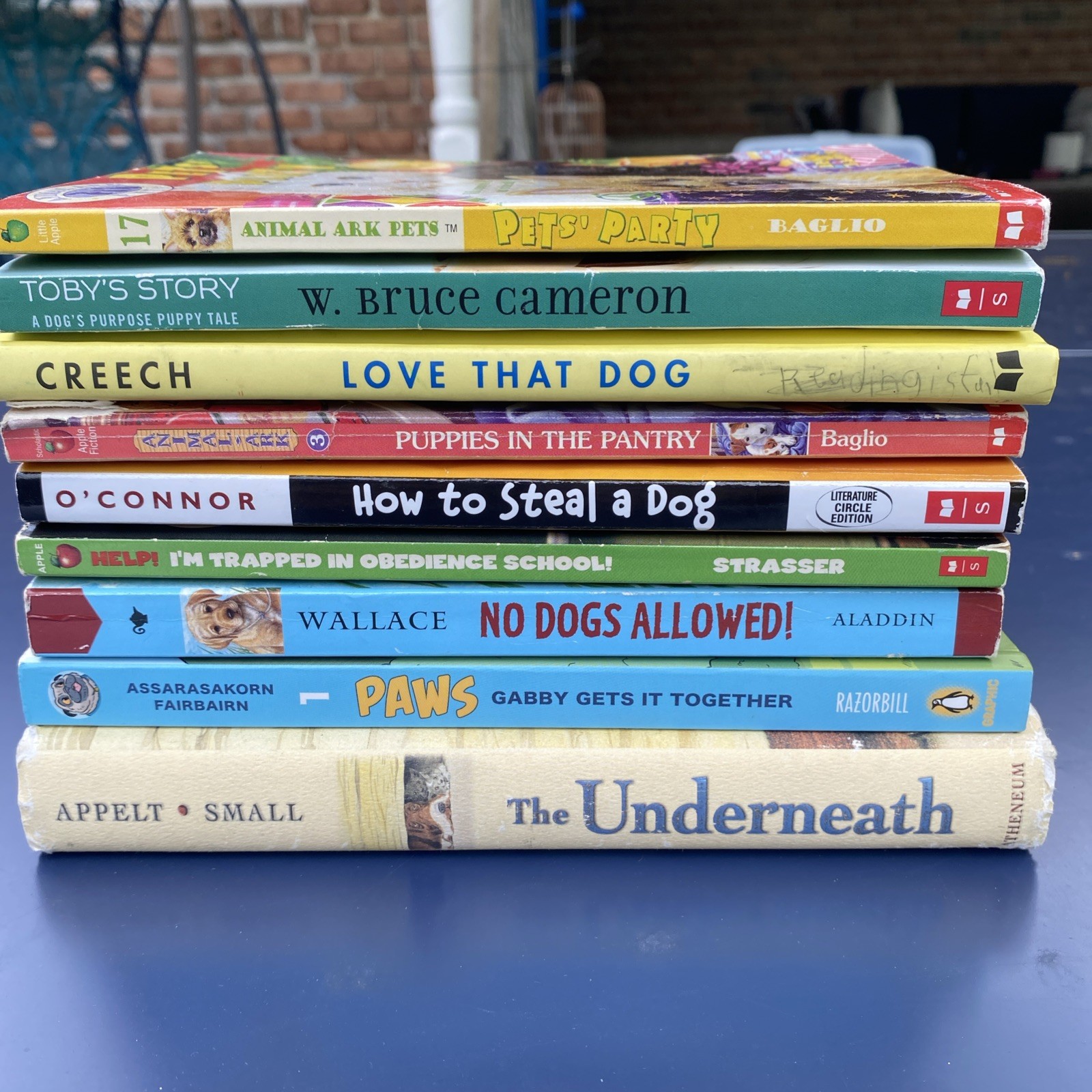 9 Dog Book Lot #2- Various Authors For Young Readers