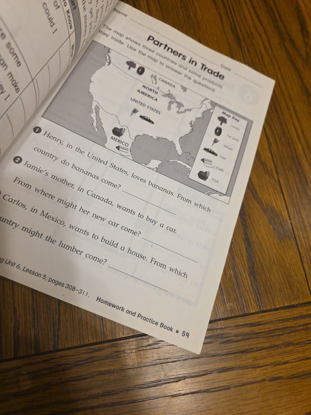 Harcourt Social Studies People We Know Homework and Practice Book, Grade 2 by H,