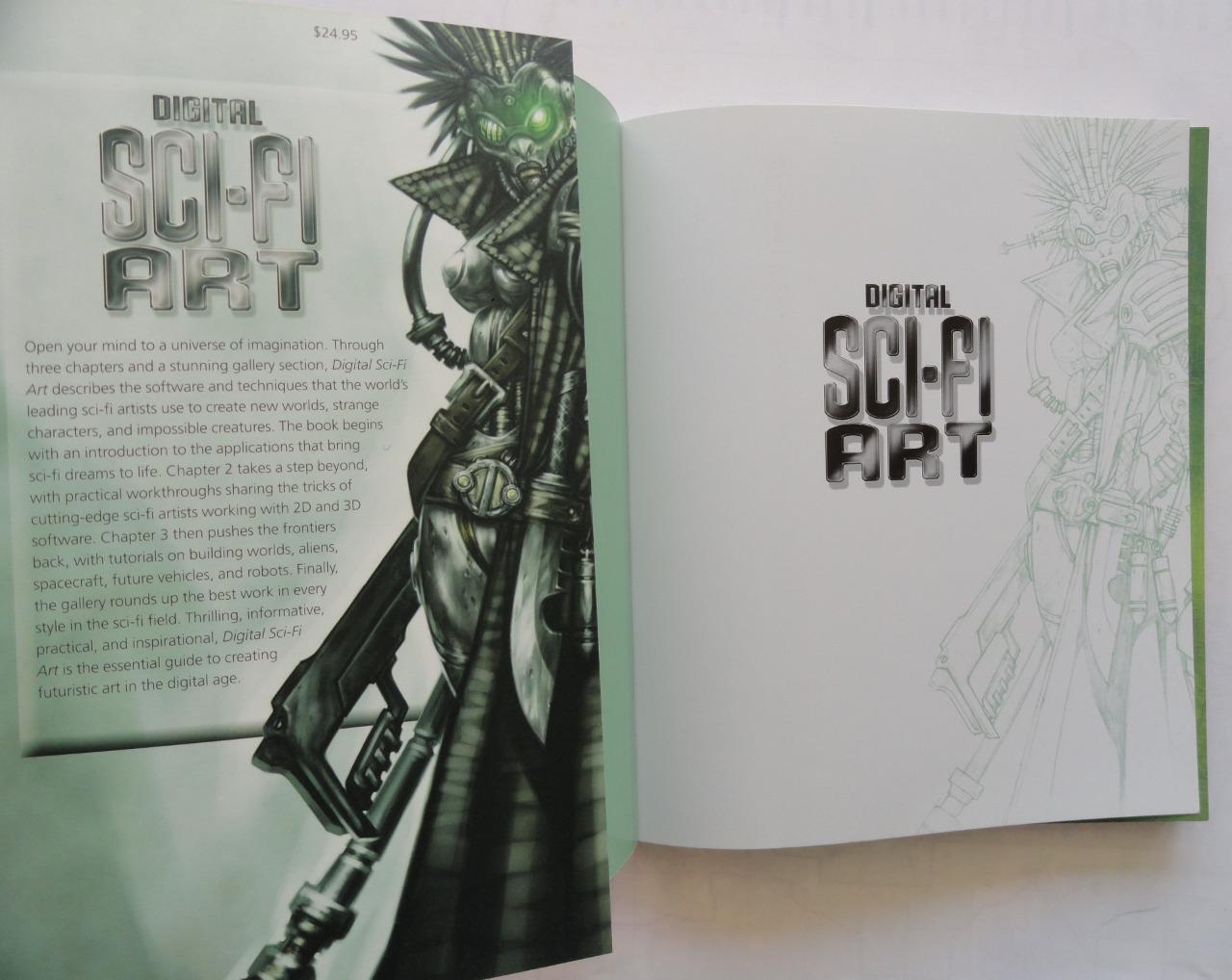 (398) Digital Sci-Fi Art Step-by-Step Guide Futuristic Images M. Burns PB 2004