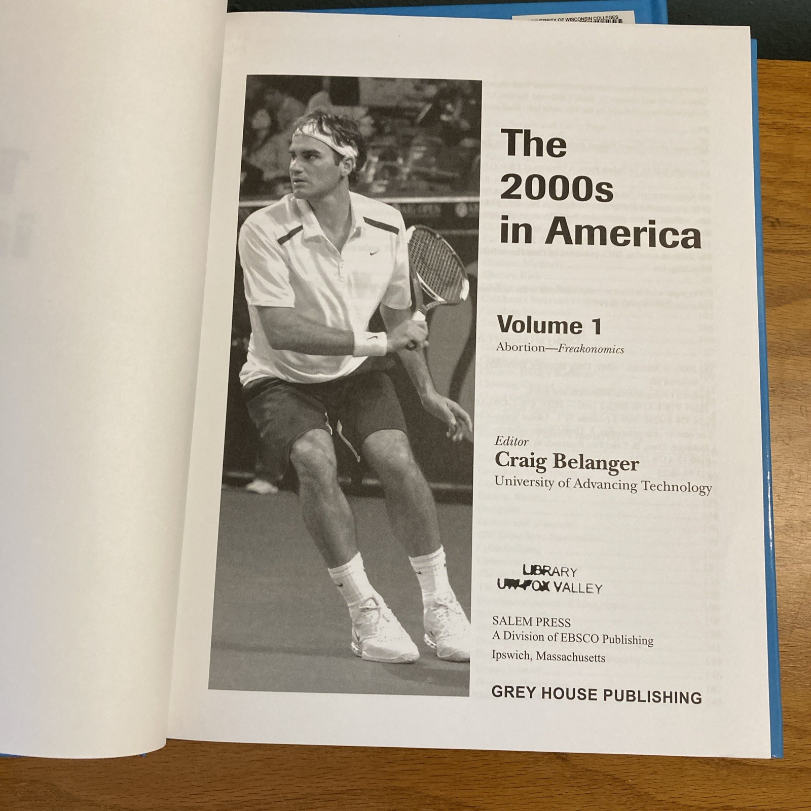 3 Volume Hardcover Set: The 2000s in America, Reference Ex Libris Nice Condition