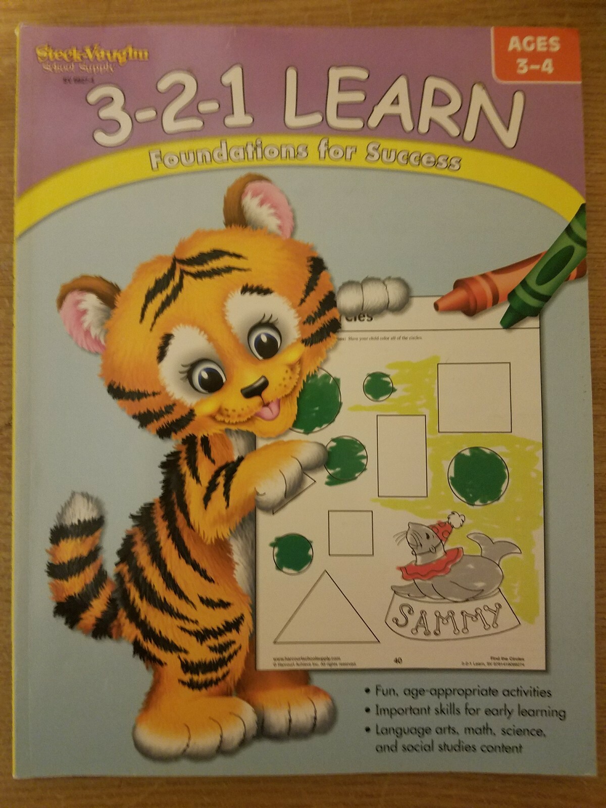 3-2-1 Learn, Ages 3-4 : Foundations for Success by Diane Jasinski (2009,…