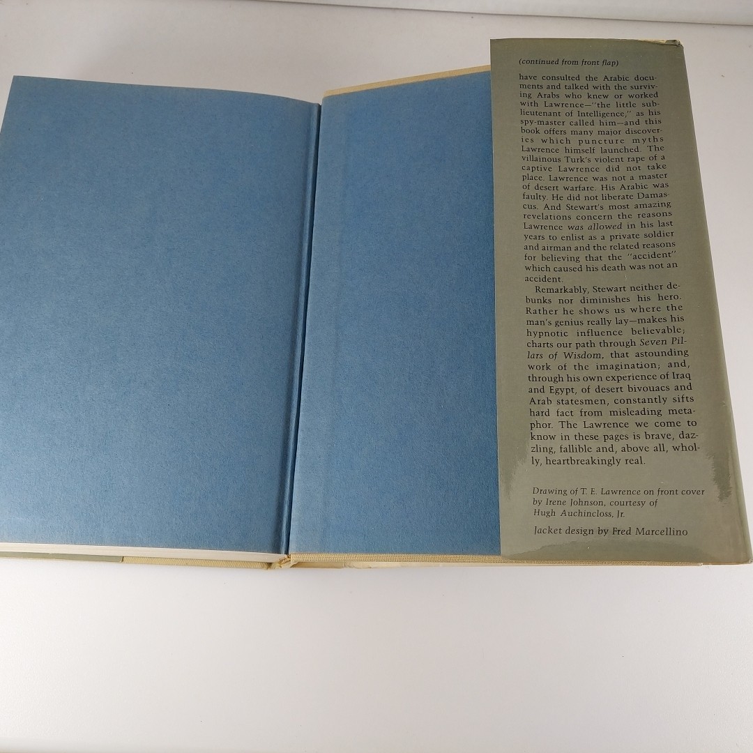 T. E. Lawrence A New Biography Desmond Stewart 1977 Harper & Row 1st Print HCDJ