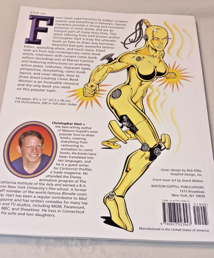 How to Draw GREAT-LOOKING COMIC BOOK WOMAN – 2000 CHRISTORHER HART 144 Pages
