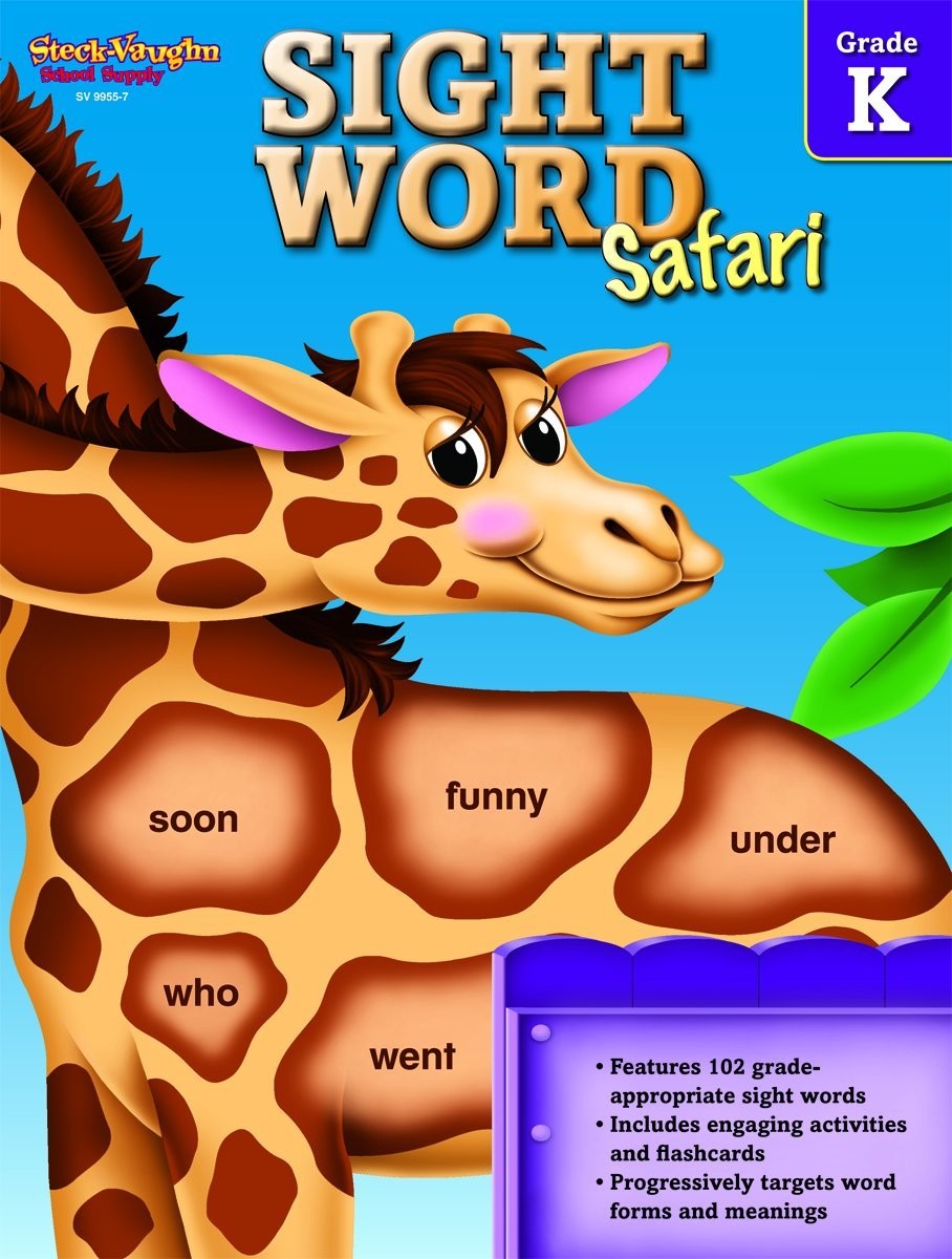 Sight Word Safari, Grade K