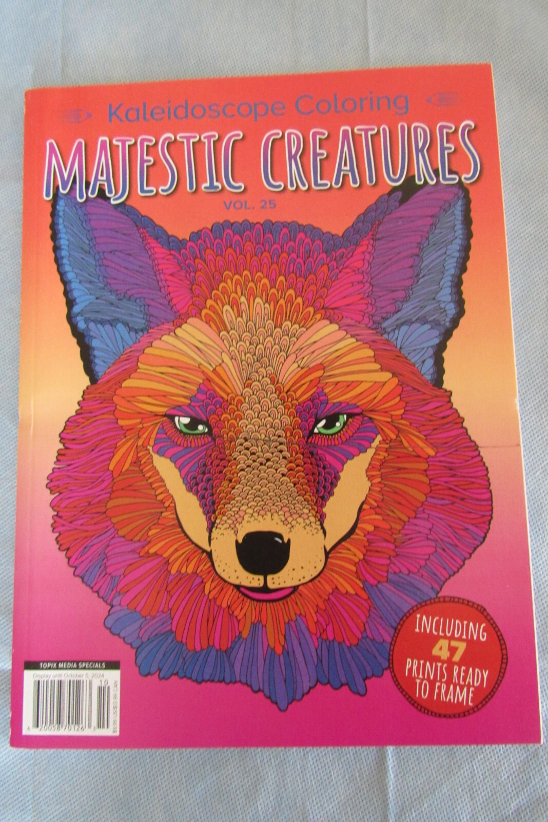 Kaleidoscope Coloring Book Majestic Creatures 47 Prints Ready To Frame Vol 25
