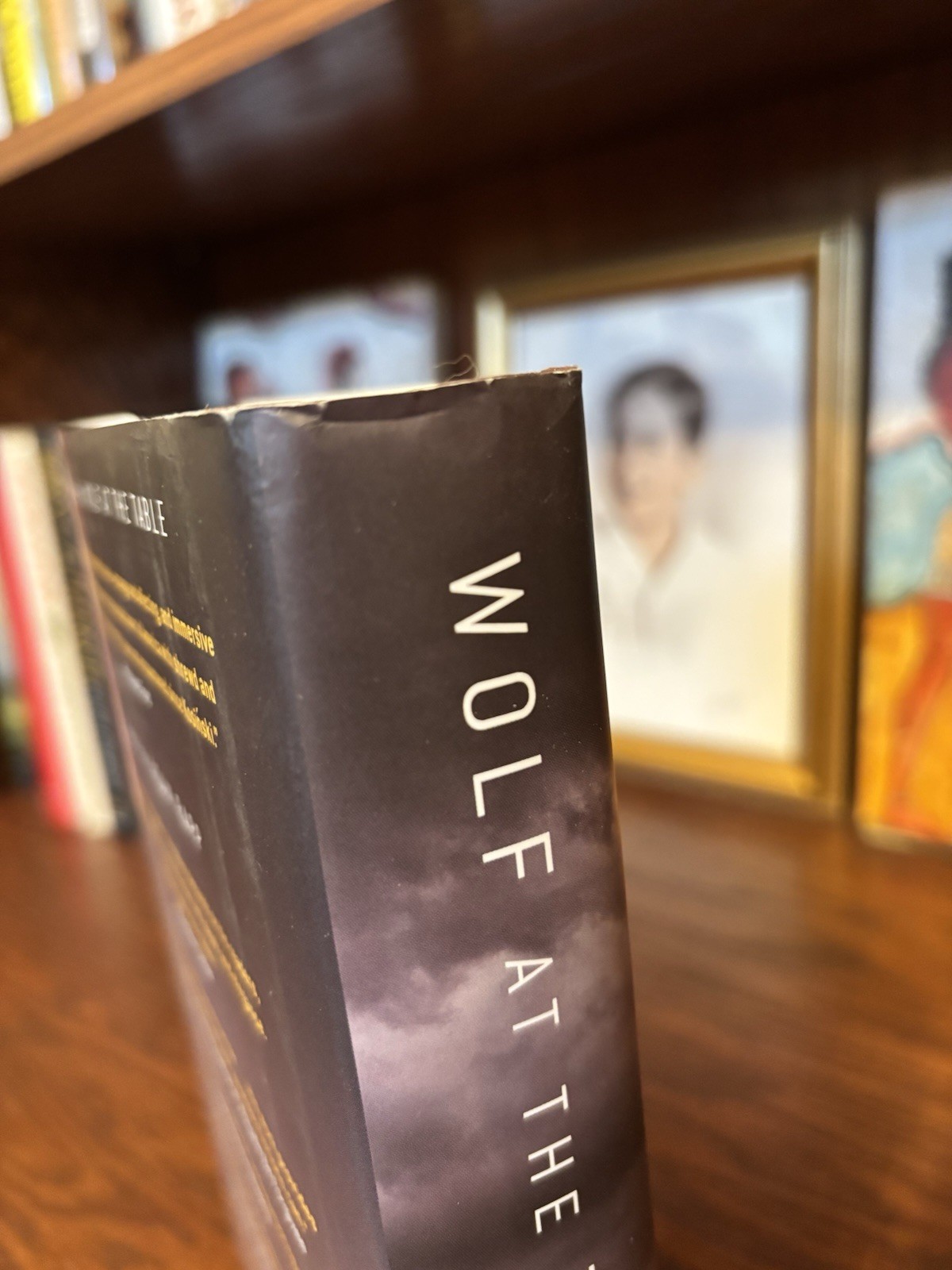 Wolf at the Table. Adam Rapp. 1st HC Ptg. LB 2024. Near Fine. Unread