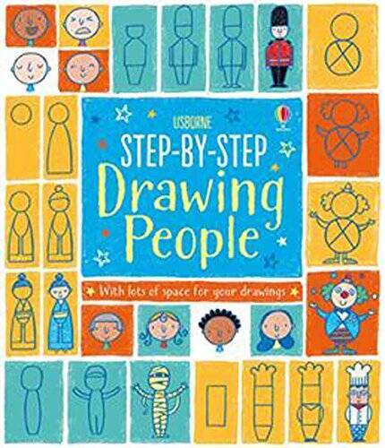 Step-by-Step Drawing People – Paperback By Fiona Watt – VERY GOOD