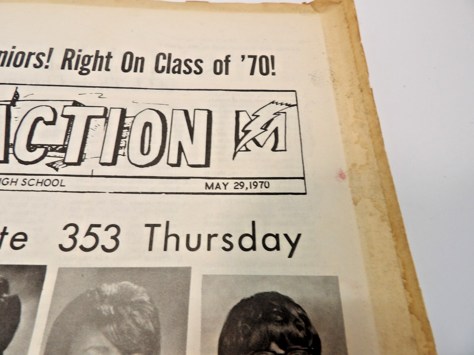 1970 MANUAL HIGH SCHOOL YEARBOOK DENVER, COLORADO THUNDERBOLTS