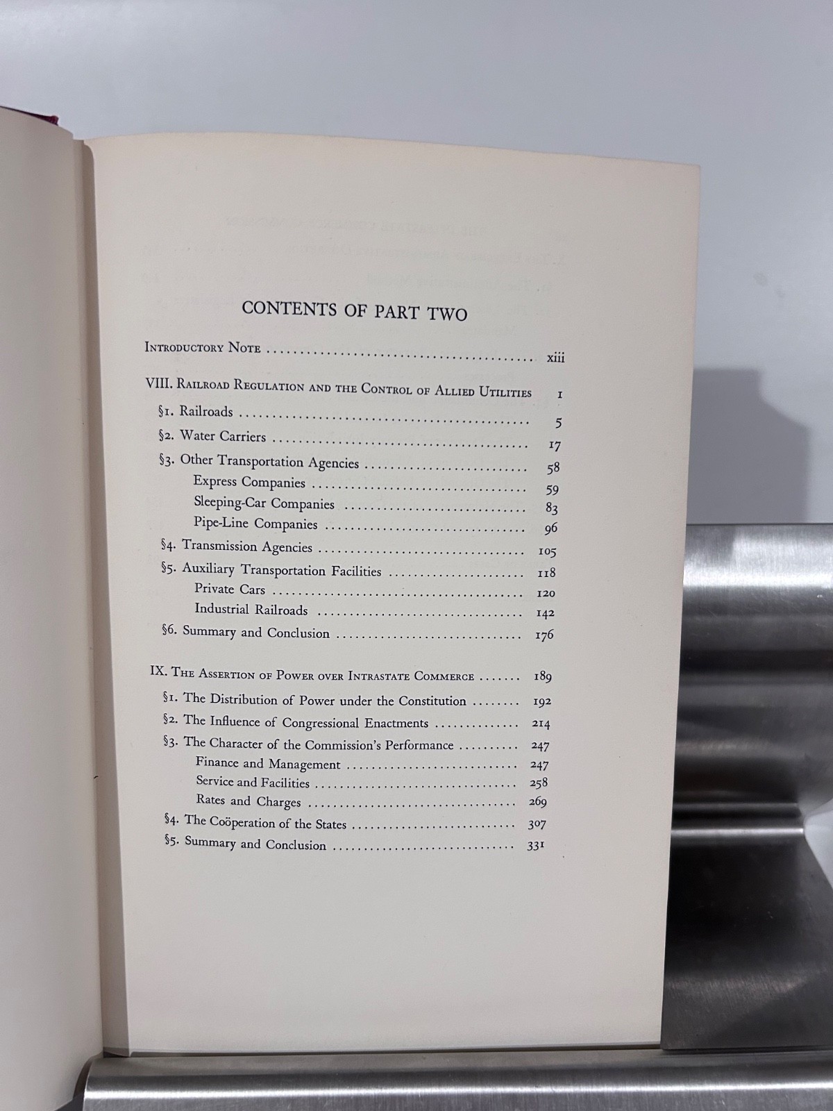 Sharfman: Interstate Commerce Commission, Commonwealth Fund 1931, 5 Vols.