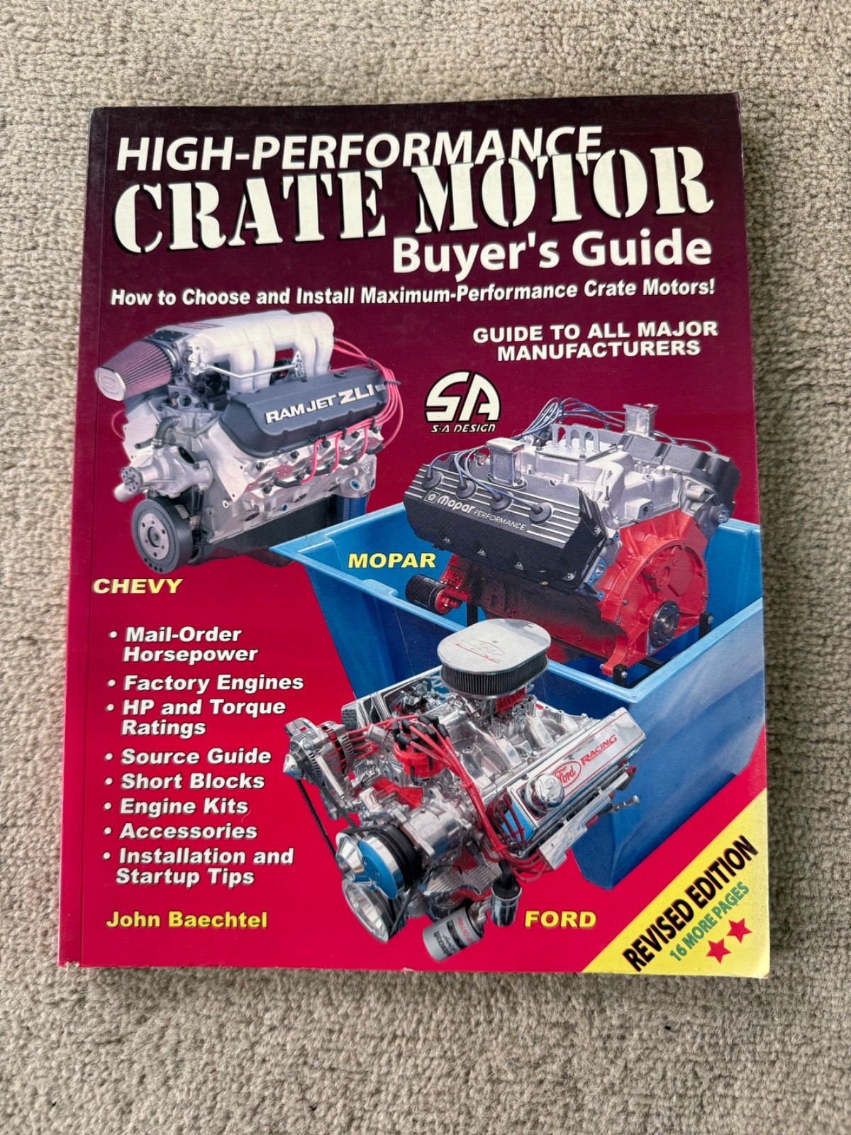 High Performance Crate Motor Buyer’s Guide by John Baechtel 2004 Revised Edition