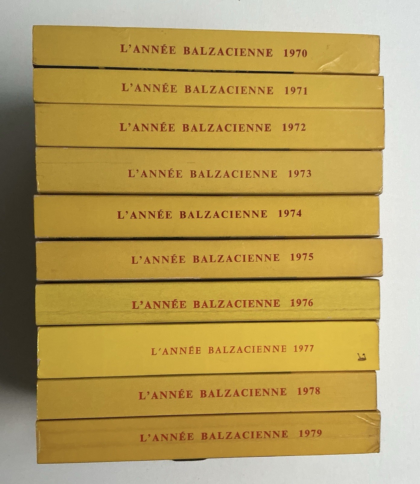 Honore De Balzac 10 L’Année Balzacienne 1970-1979 RARE GARNIER BOOKS 🇫🇷