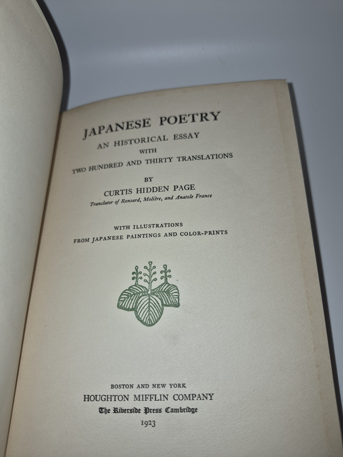Japanese Poetry: An Historical Essay with 230 w Illustrations from Japanese Prin