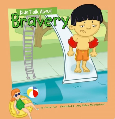 Kids Talk About Bravery (Kids Talk Junior) by Finn, Carrie, Very Good Book