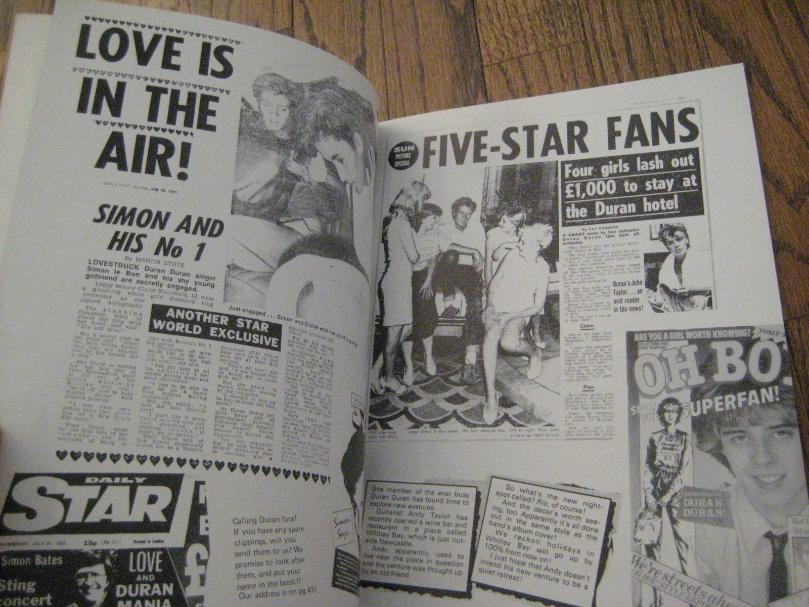 Duran Duran Scrapbook 2 48 pages