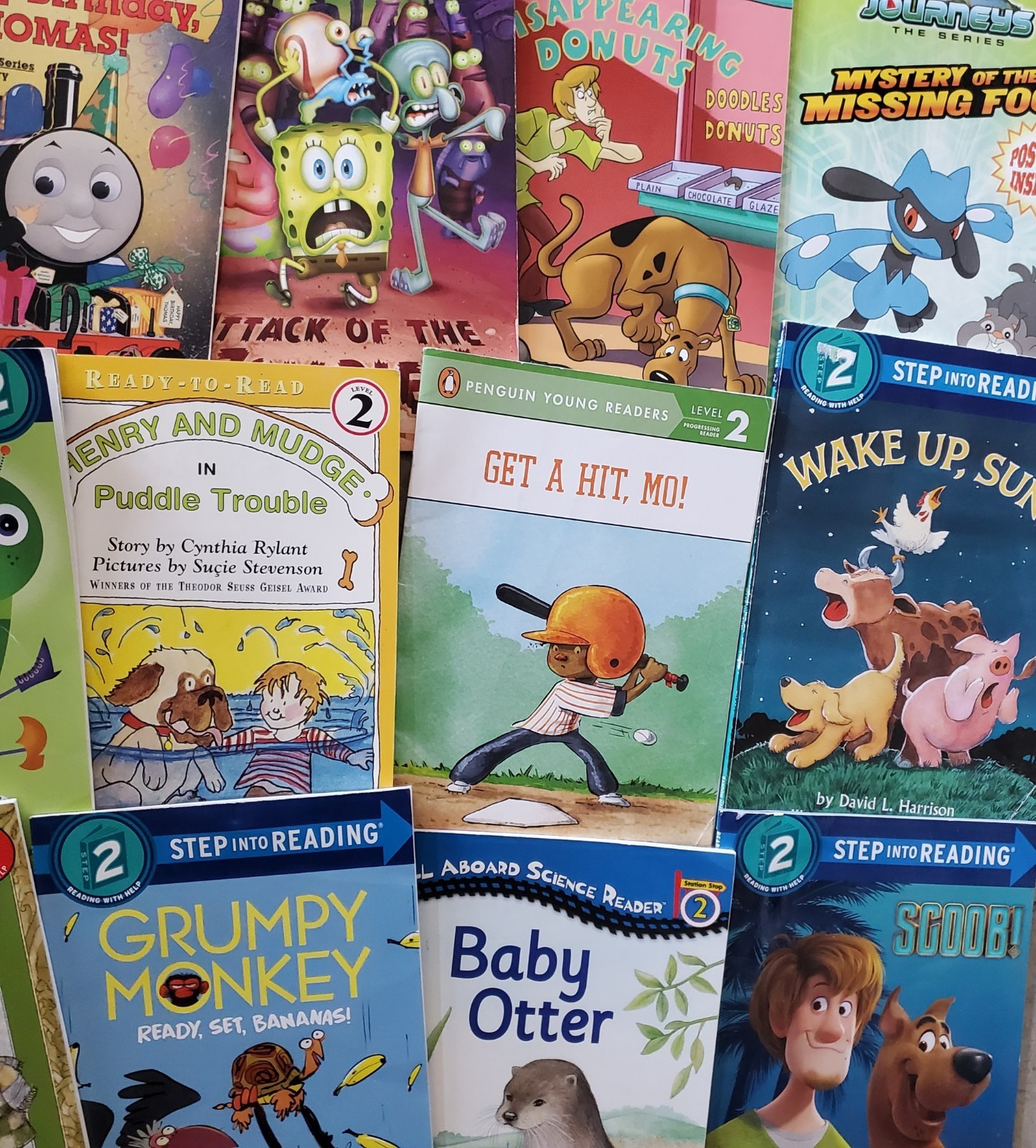Random Lot of 12~Step into Reading LEVEL 2, I Can/Ready to Read Books~ Unisex