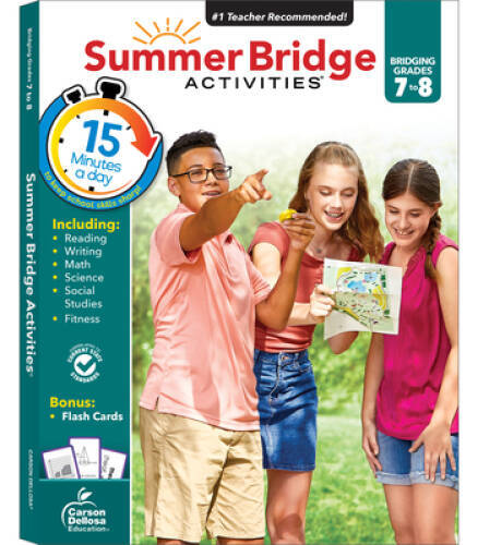 Summer Bridge ActivitiesÂ®, Grades 7 – 8 – Paperback – GOOD