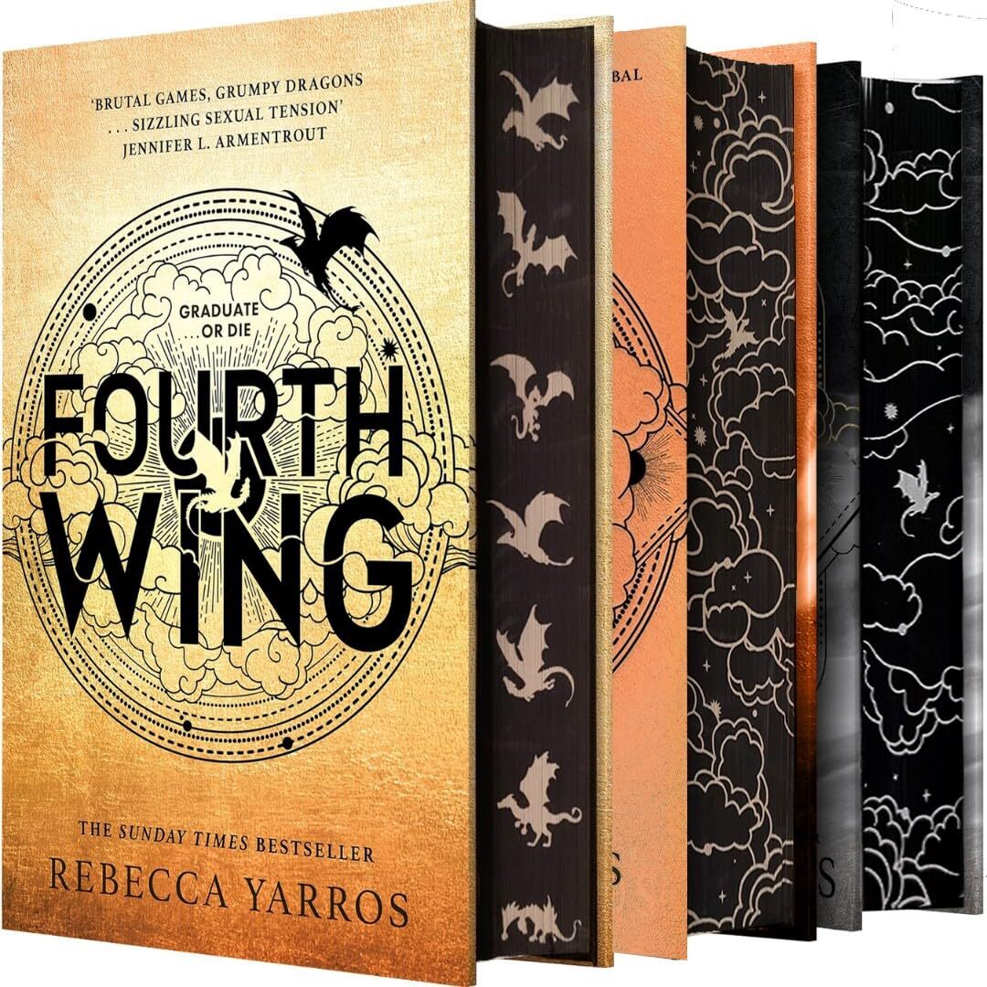 Empyrean Series Deluxe Edition 3 Book Set Fourth Wing, Iron Flame, Onyx Storm