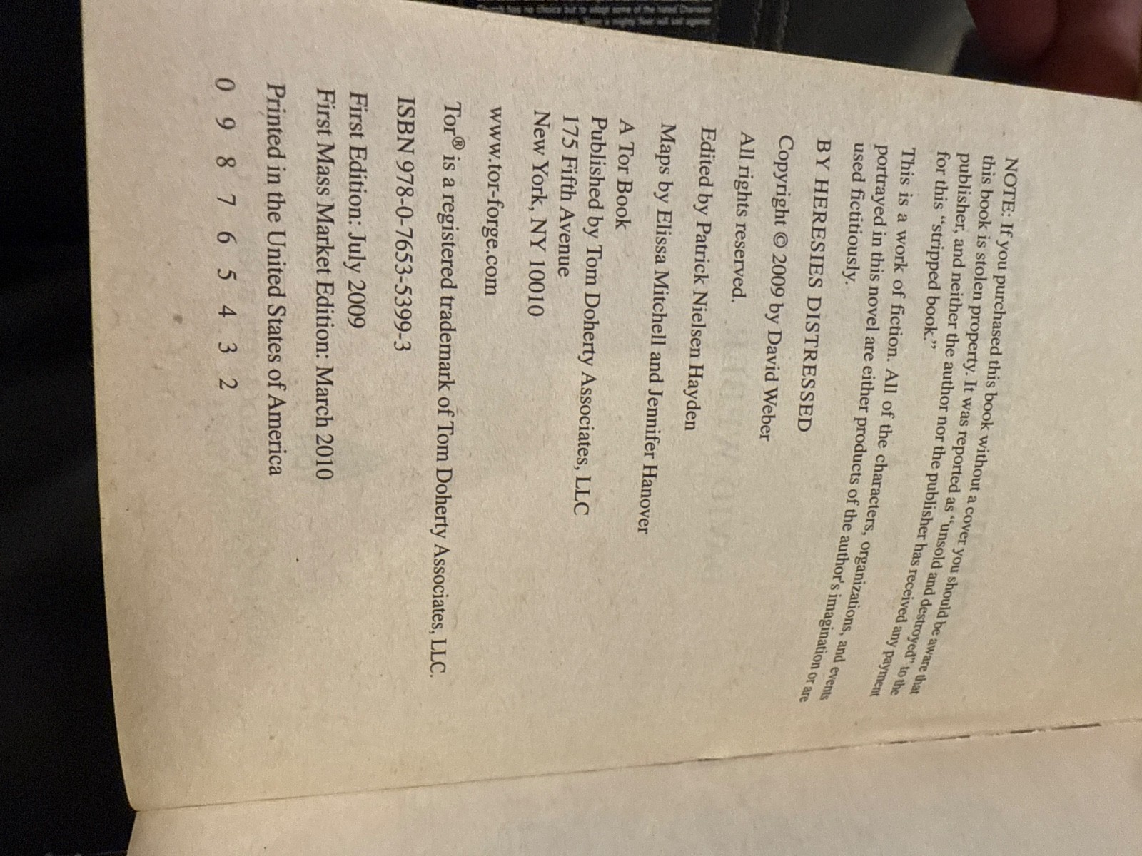 Safehold Bundle – 4 First Editions by David Weber – V. Good Condition Paperbacks
