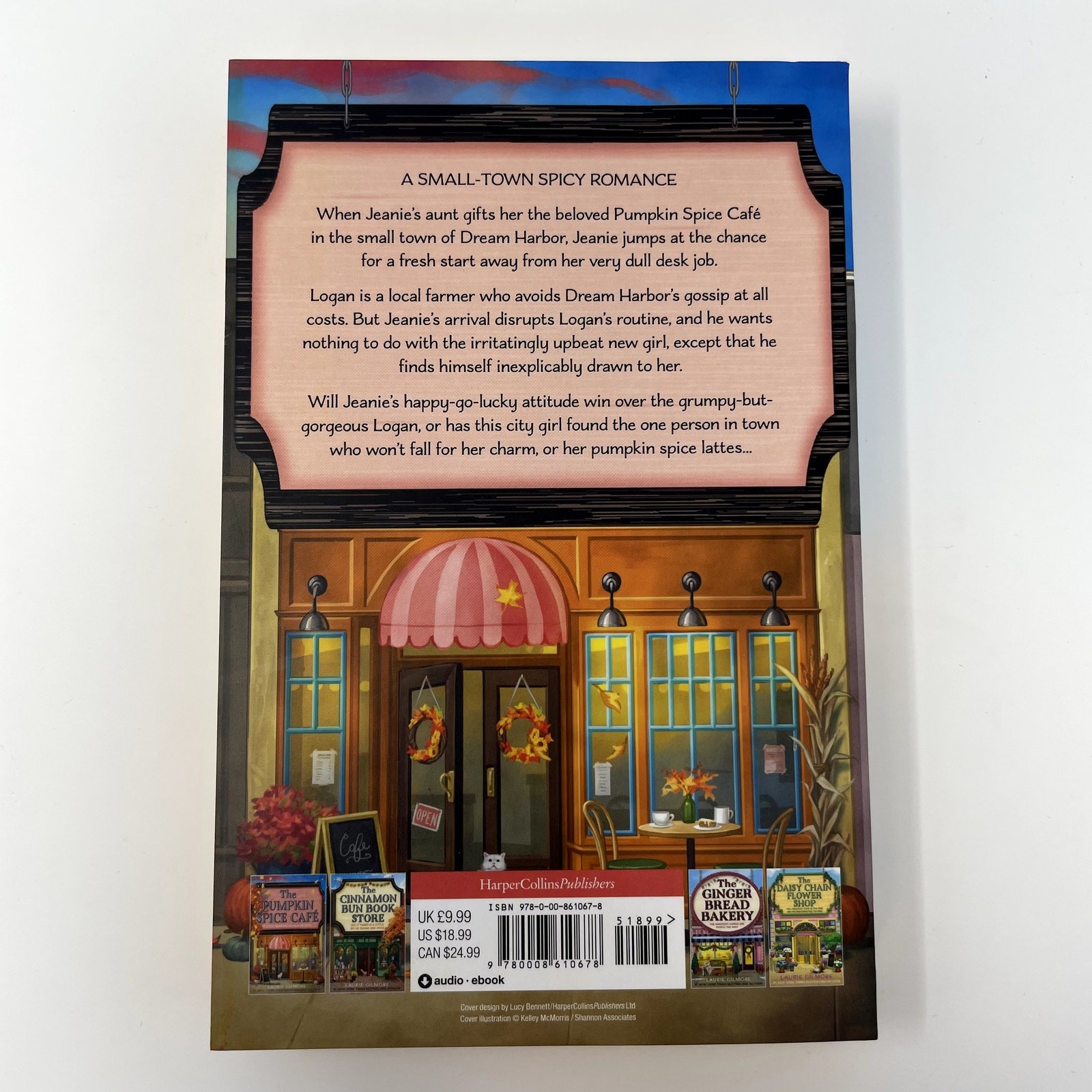 The Pumpkin Spice Cafe Laurie Gilmore The WORKS UK Excl Sprayed Edges Book
