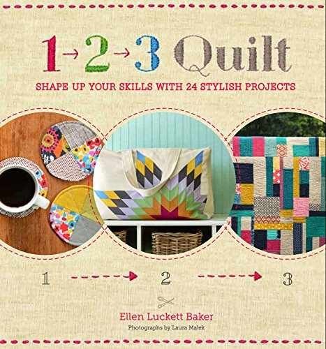 1, 2, 3 Quilt: Shape Up Your – Paperback, by Baker Ellen Luckett – Very Good