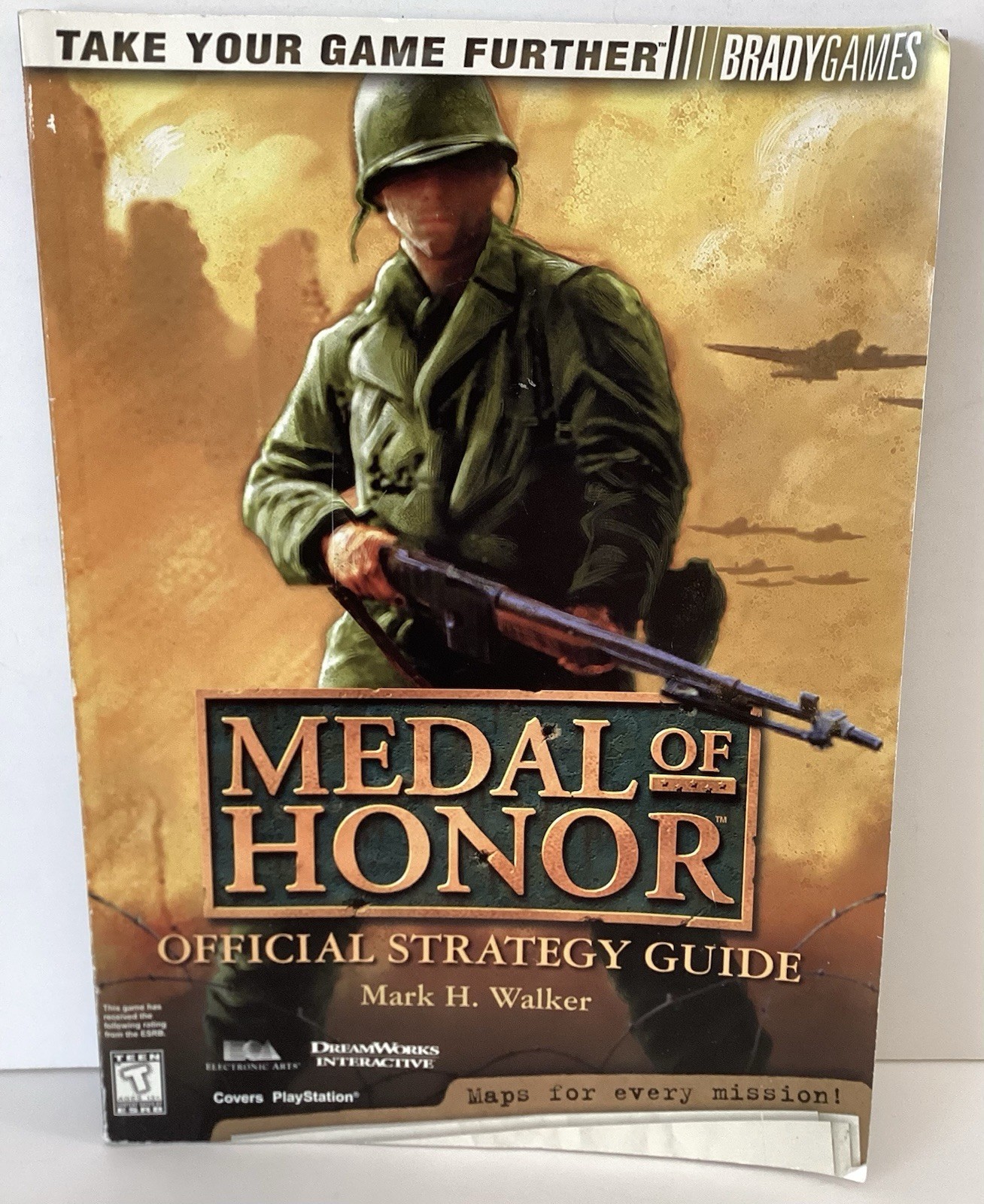 BradyGAMES Medal of Honor Official Strategy Guide Sony Playstation DreamWorks