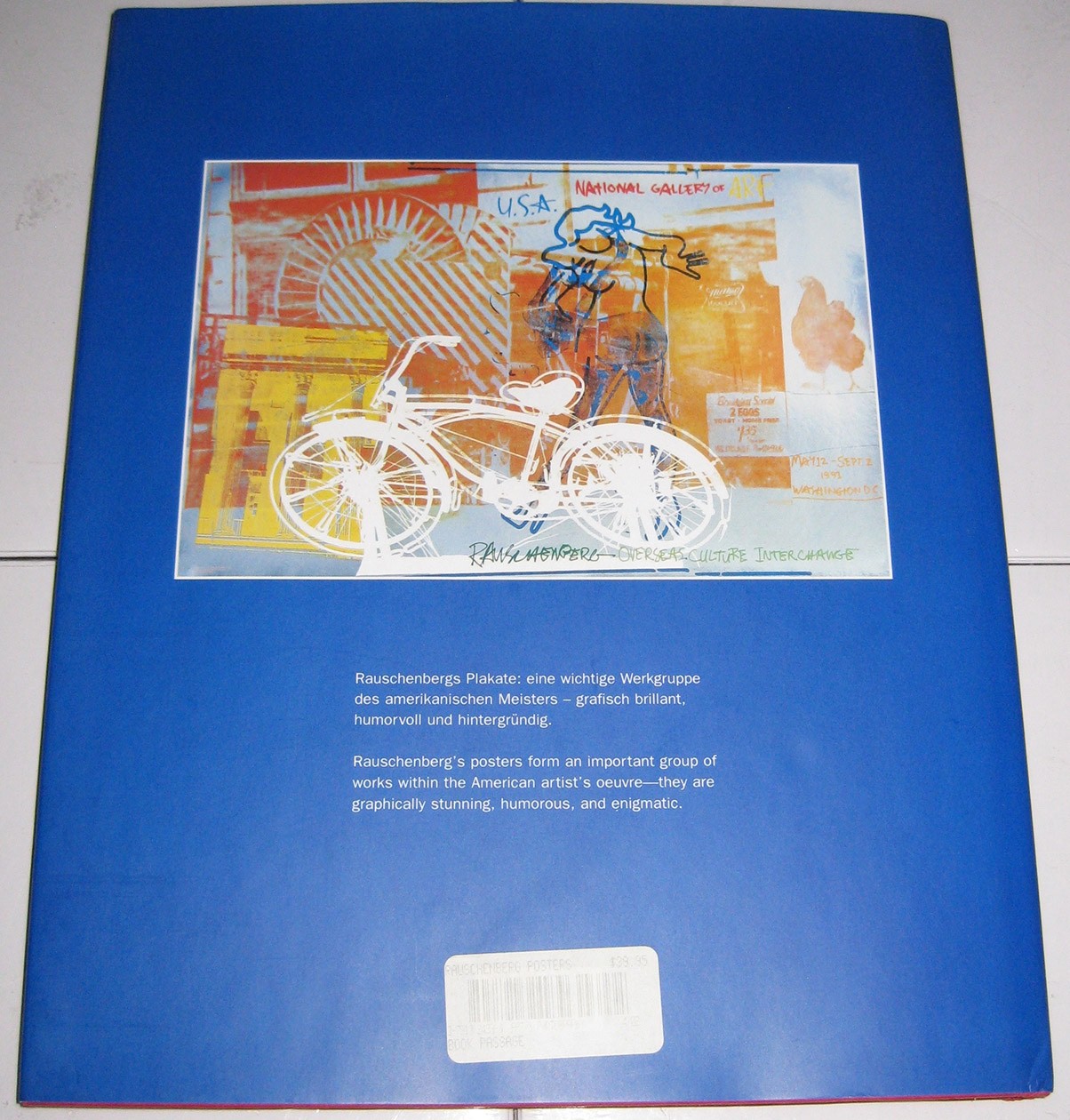 Rauschenberg Posters (German Edition) (Bilingual) hardback, 9.75 in. X 12 in.
