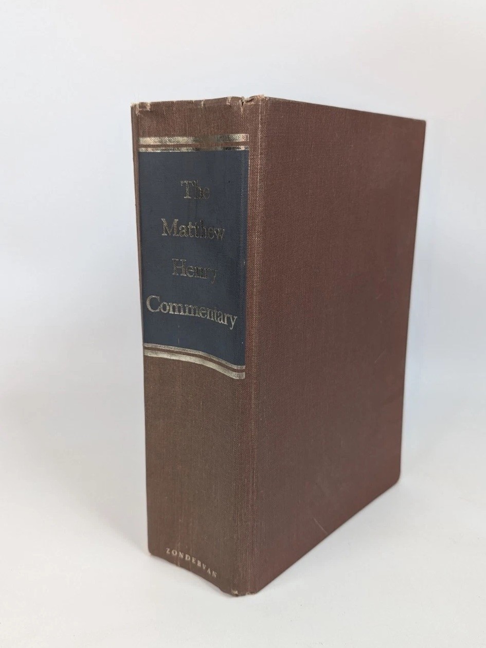Matthew Henry Commentary Whole Bible One Volume Edition 1981 Zondervan HC Book
