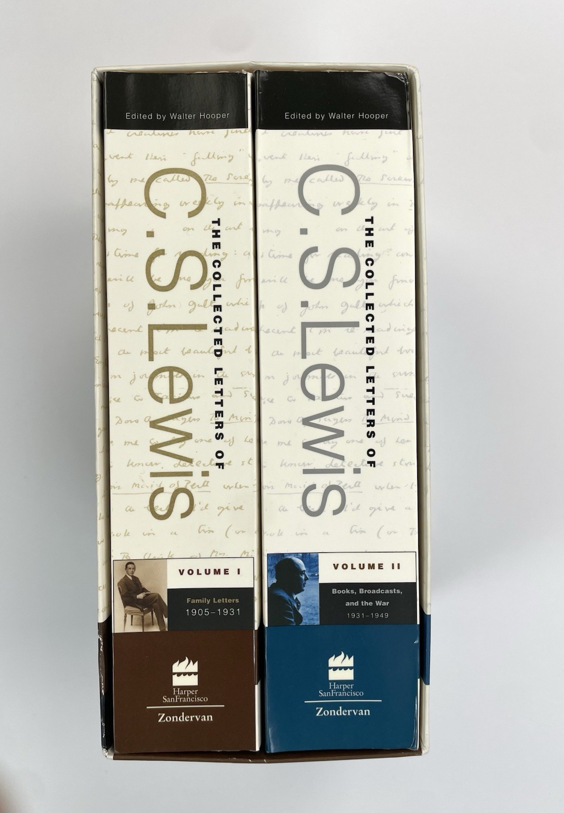 The Collected Letters of C.S. Lewis Vol 1 & 2 PB Box Set Walter Hooper Zondervan