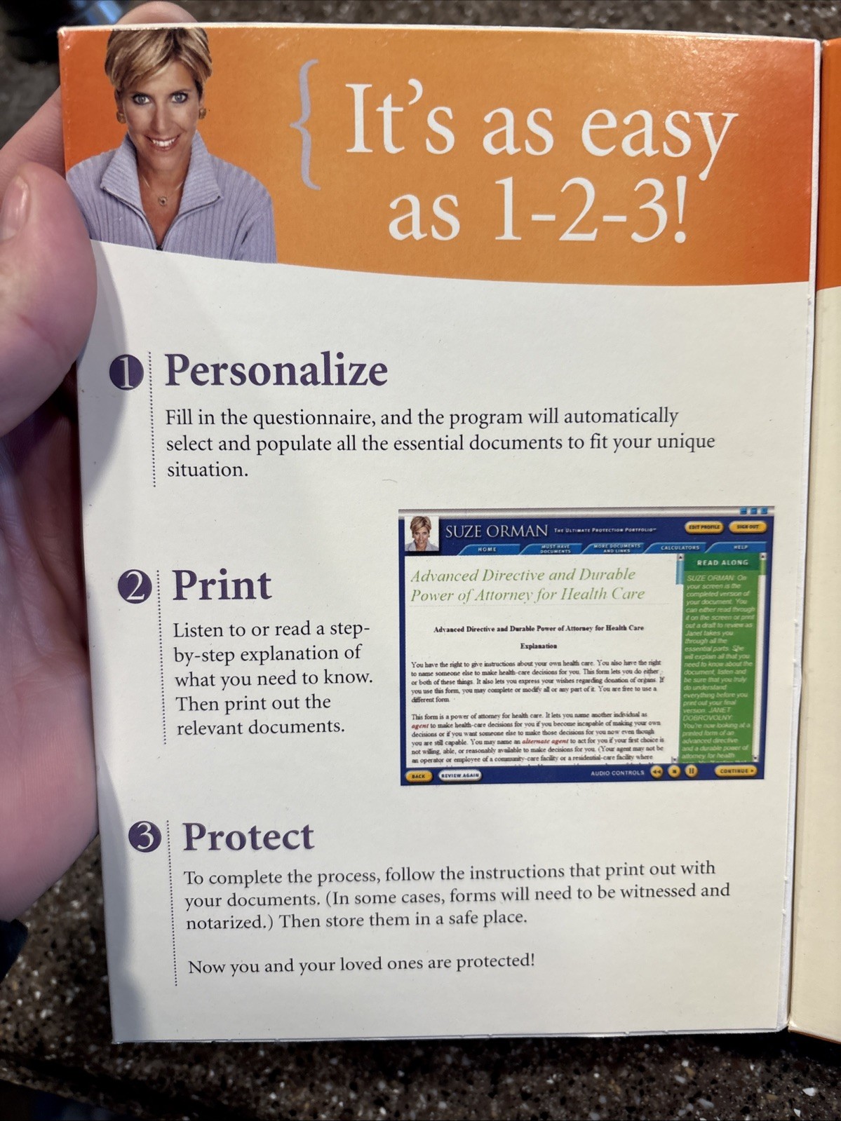 Suze Orman’ Trust kit