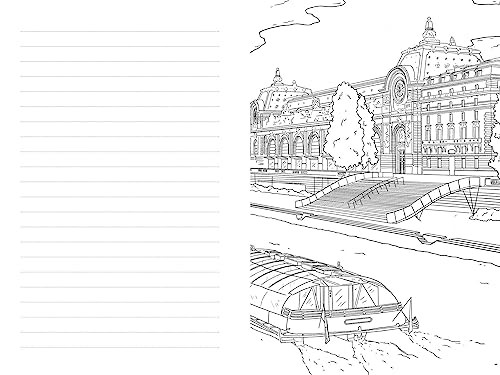 Paris: A Color-Your-Own Travel Journal (Color Your World Travel Journal Series),