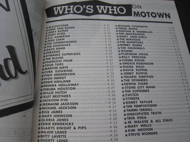 Motown 25 Japan Promo only Book Stevie Wonder Michael Jackson Marvin Gaye