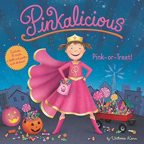 Pinkalicious: Pink or Treat!: Includes 8 Cards, a Fold-Out Poster, and Stickers