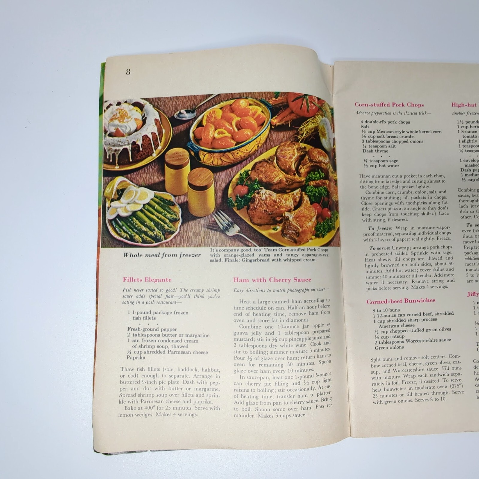 Vintage 1969 Shortcut Cooking Meredith Corporation First Printing Cookbook