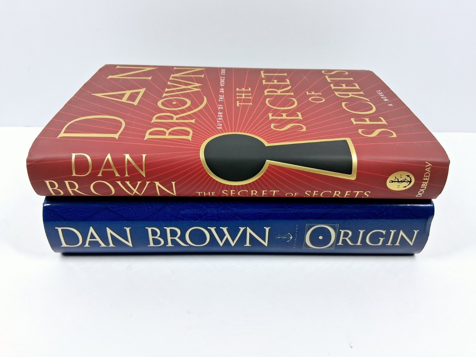 The Secret of Secrets & Origin Hardcover Dan Brown Lot Of Two (Robert Langdon)