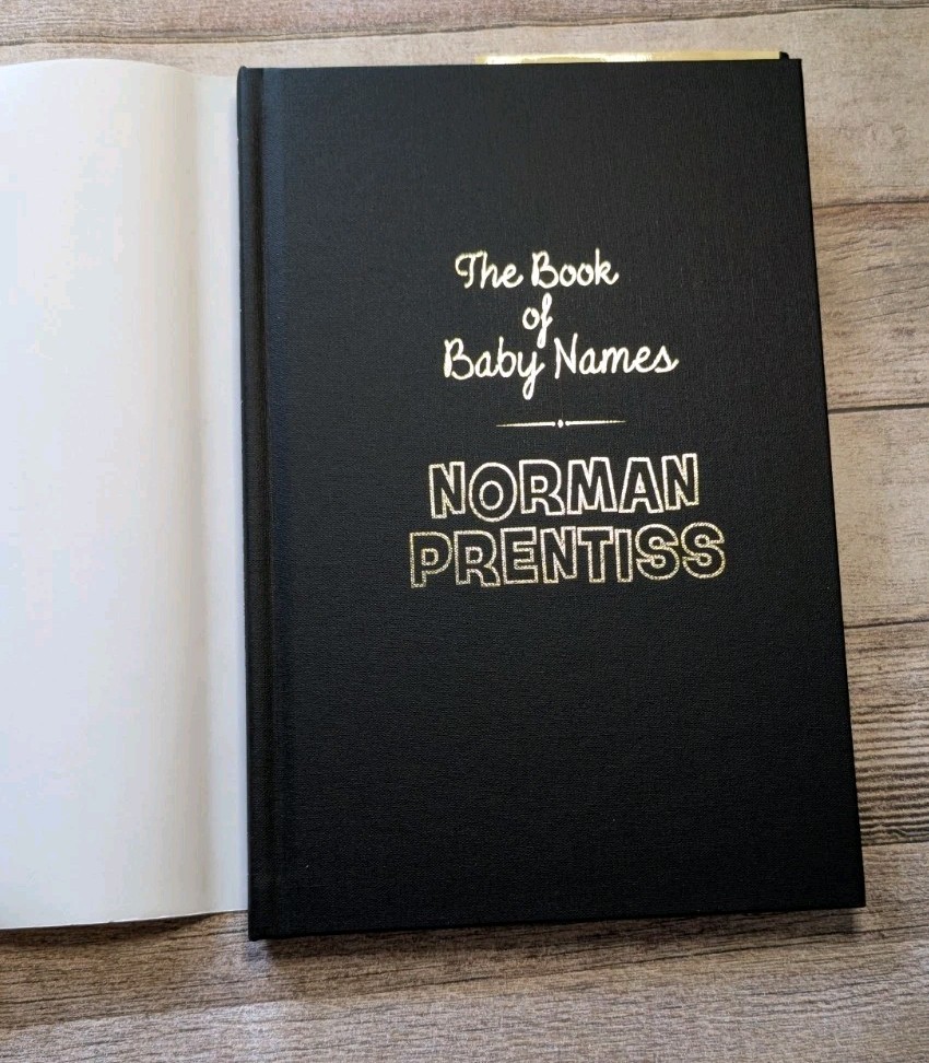 The Book Of Baby Names Norman Prentiss Special Signed 1st Edition Cemetary Dance