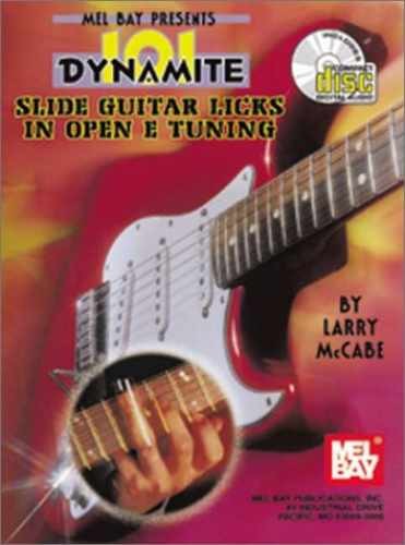101 Dynamite Slide Guitar Licks in Open – Paperback, by Larry McCabe – Very Good