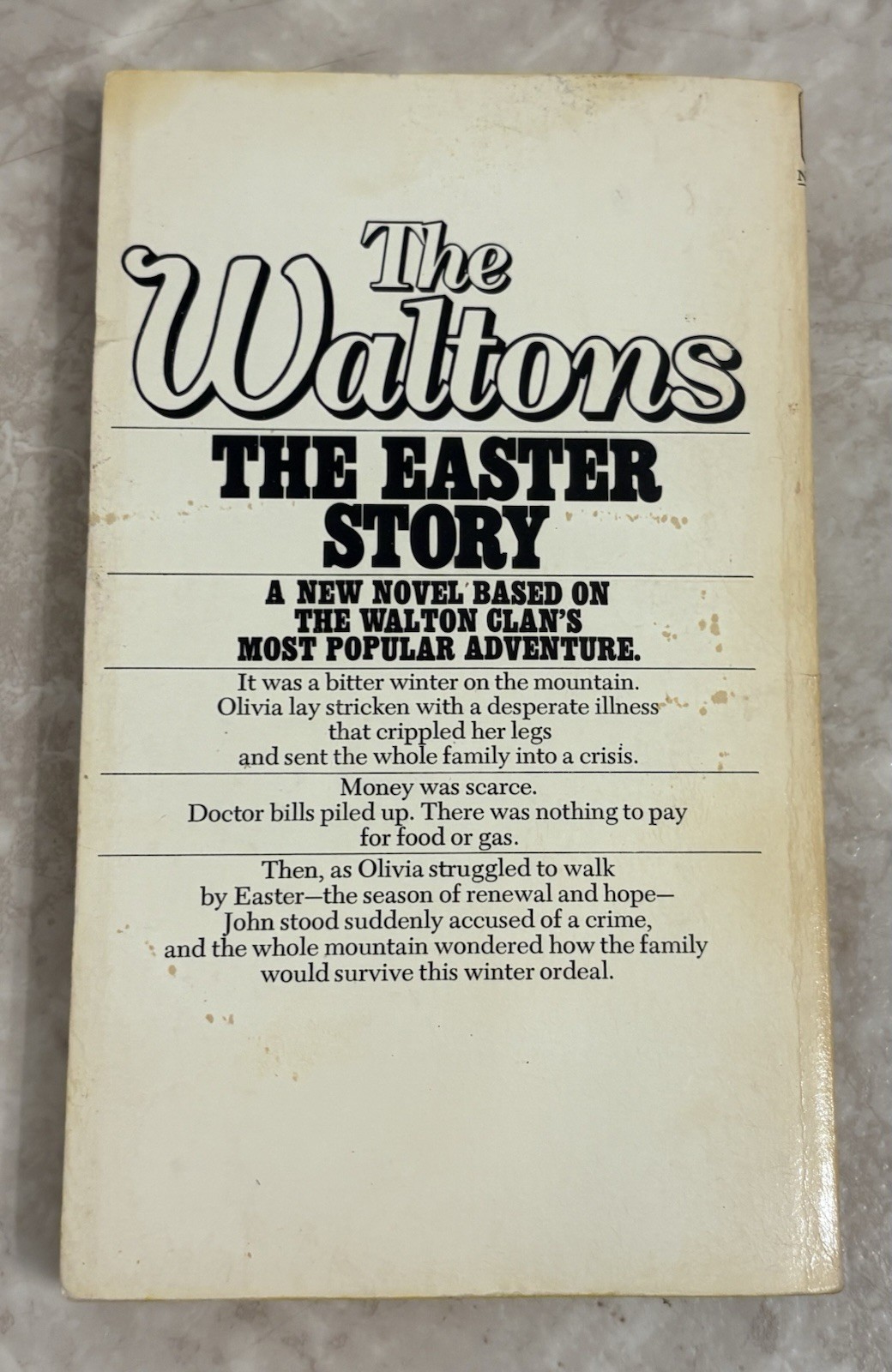 The Waltons, the Easter Story Paperback Robert Weverka 1976