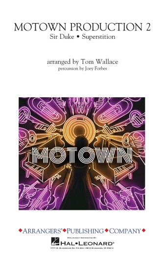 Motown Production 2 Arrangers’ Publ Marching Band Score